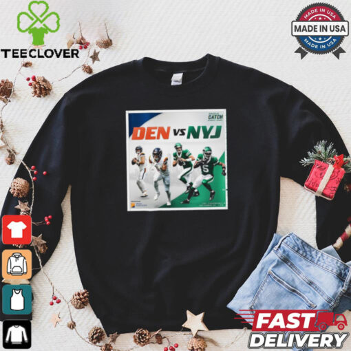 New York Jets vs. Denver Broncos 2024 NFL Week 4 Crucial Catch Matchup T Shirt