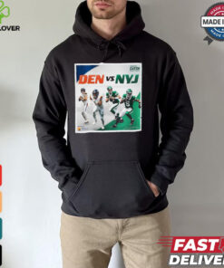 New York Jets vs. Denver Broncos 2024 NFL Week 4 Crucial Catch Matchup T Shirt