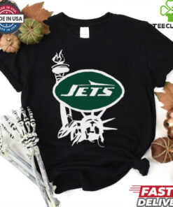 New York Jets x Aleali May Black T Shirts 1 New York Jets x Aleali May Black T Shirts