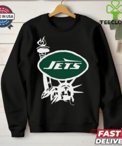 New York Jets x Aleali May Black T Shirts 2 New York Jets x Aleali May Black T Shirts