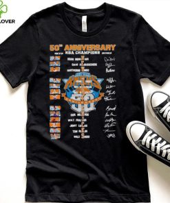 New York Knicks 50th anniversary 1973 2023 NBA Champions signatures shirt