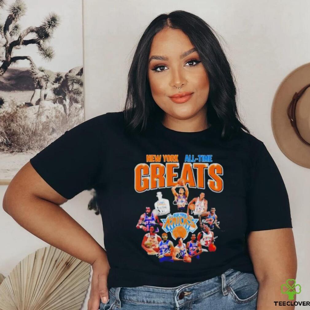 New York Knicks All time Greats Signatures Shirt New York Knicks All time Greats Signatures Shirt