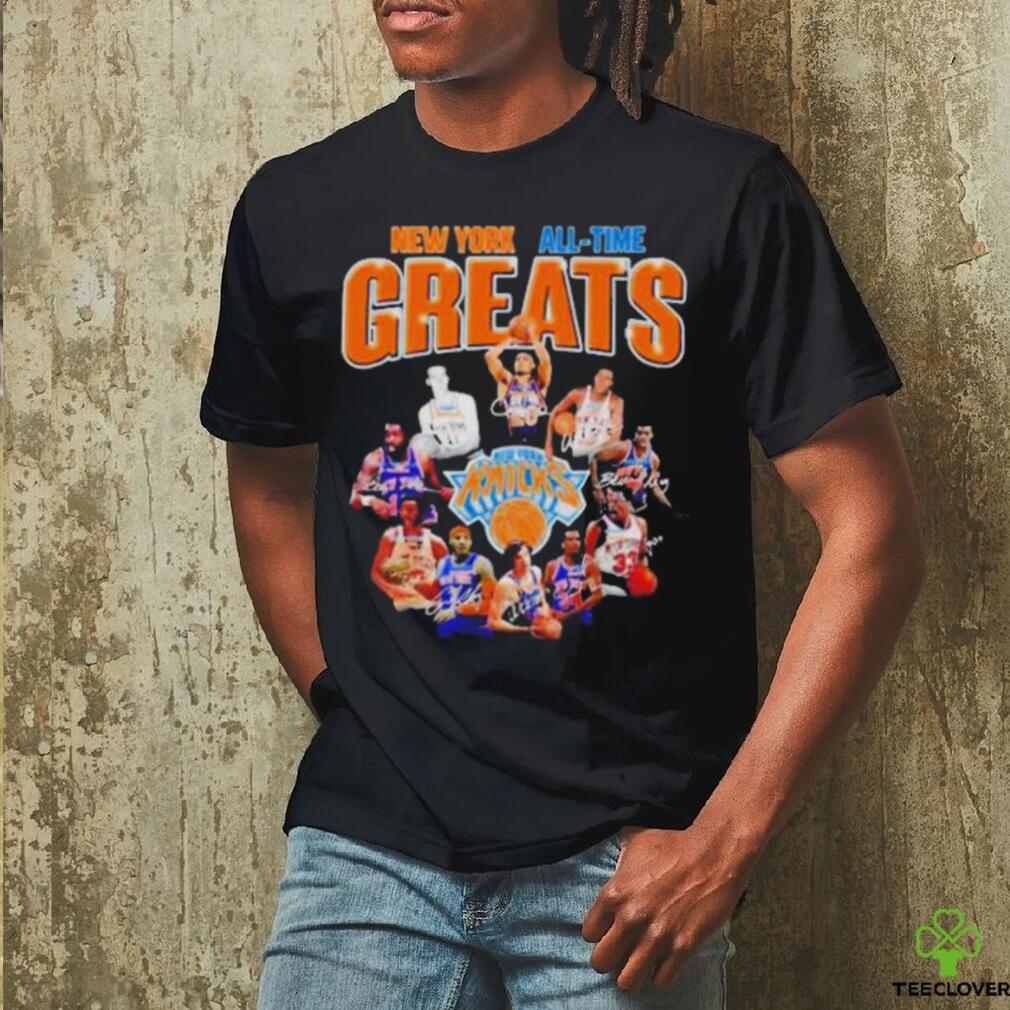 New York Knicks All time Greats Signatures Shirt New York Knicks All time Greats Signatures Shirt