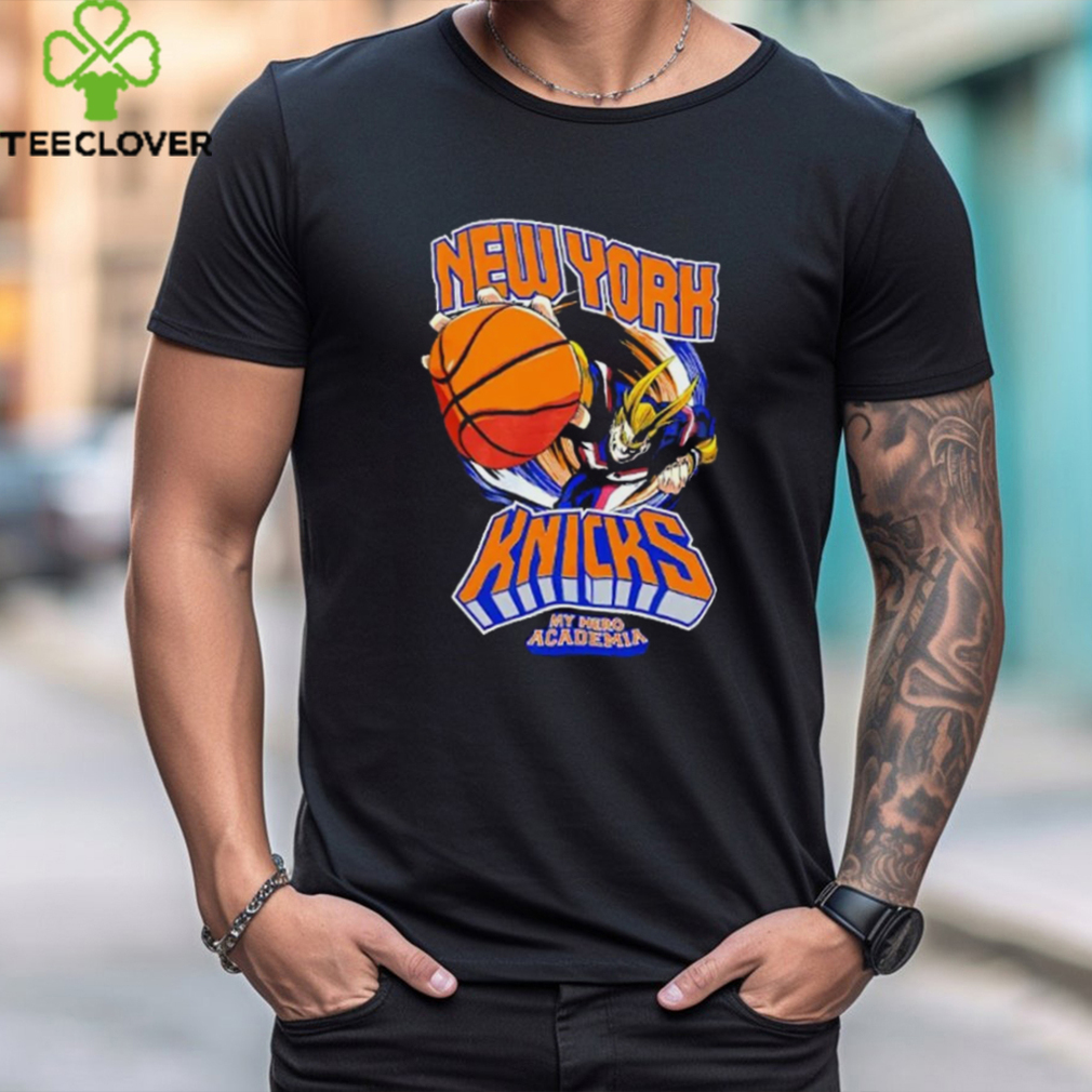 New York Knicks And My Hero Academia All Might Smash Shirts New York Knicks And My Hero Academia All Might Smash Shirts