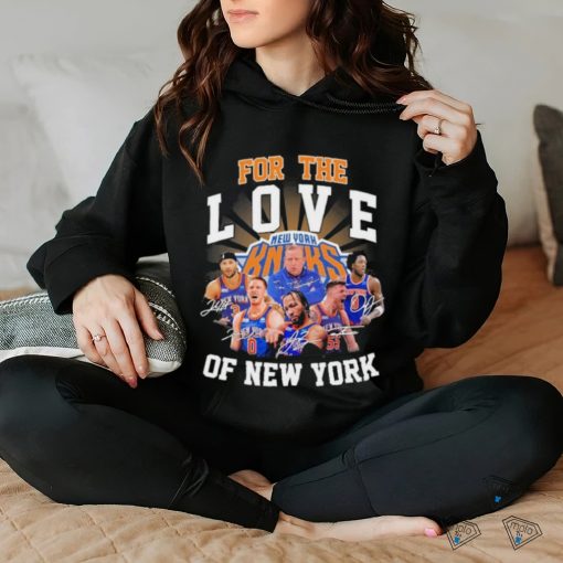 New York Knicks For The Love Of New York Signatures Shirt