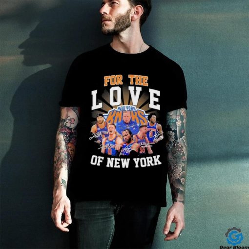 New York Knicks For The Love Of New York Signatures Shirt