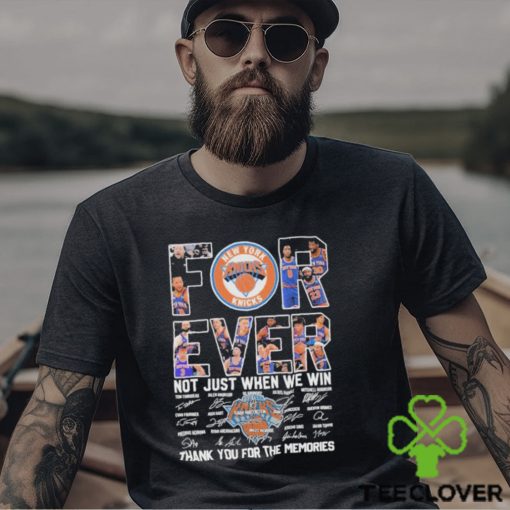 New York Knicks Forever Fan 2024 Signatures Shirt