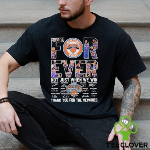 New York Knicks Forever Fan 2024 Signatures Shirt