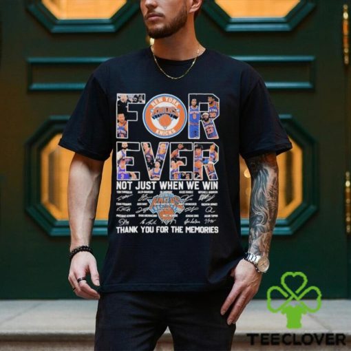 New York Knicks Forever Fan 2024 Signatures Shirt