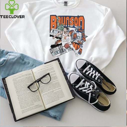 New York Knicks Jalen Brunson bus accident shirt