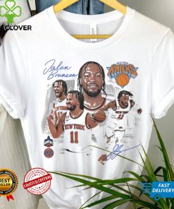 New York Knicks Jalen Brunson graphic signature hoodie, sweater, longsleeve, shirt v-neck, t-shirt