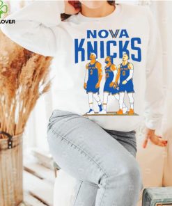 New York Knicks Josh Hart Jalen Brunson and Donte DiVincenzo Nova Knicks art hoodie, sweater, longsleeve, shirt v-neck, t-shirt