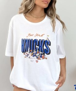 New York Knicks Looney Tunes All Character Graphic T Shirt