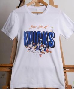 New York Knicks Looney Tunes All Character Graphic T Shirt