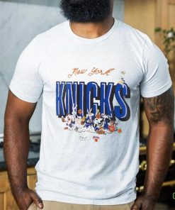 New York Knicks Looney Tunes All Character Graphic T Shirt