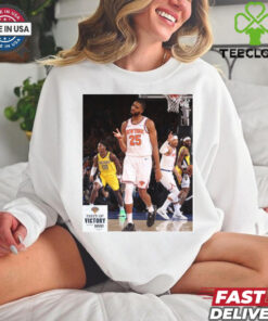 New York Knicks Mikal Bridges #25 Taste Of Victory Poster t shirt