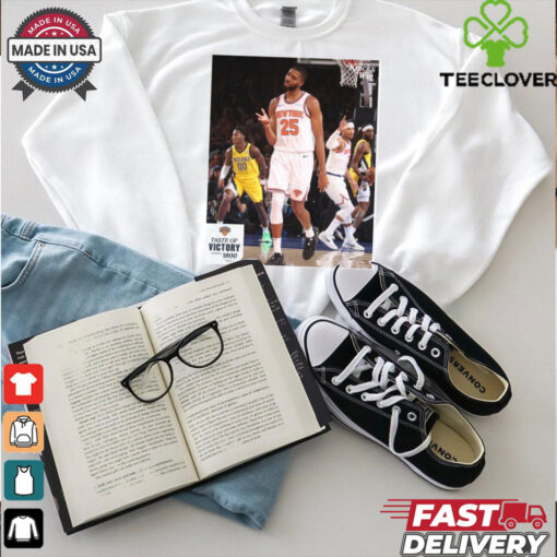 New York Knicks Mikal Bridges #25 Taste Of Victory Poster t shirt