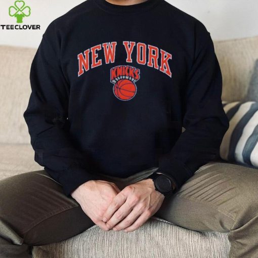 New York Knicks Mitchell & Ness Hardwood Classics There and Back Pullover Shirt