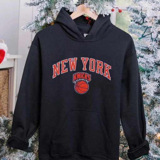 New York Knicks Mitchell & Ness Hardwood Classics There and Back Pullover Shirt