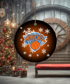 New York Knicks NBA Personalized 2023 Xmas Gifts Christmas Decorations Ornament