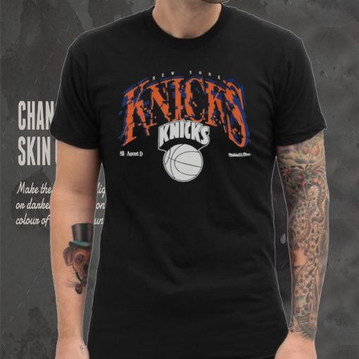 New York Knicks NBA Suga Glitch T Shirt