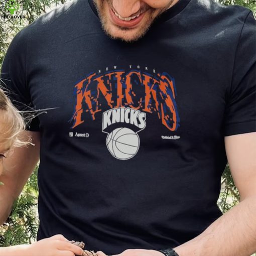 New York Knicks NBA Suga Glitch T Shirt