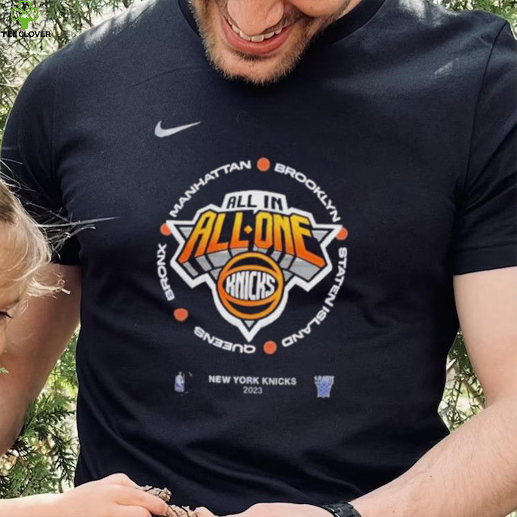 New York Knicks Nike Youth 2023 NBA Playoffs Mantra T Shirt