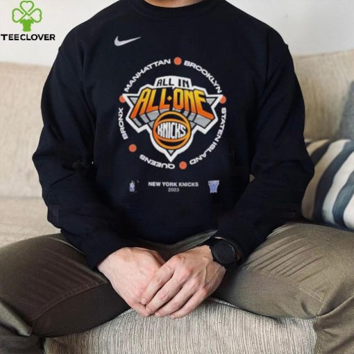 New York Knicks Nike Youth 2023 NBA Playoffs Mantra T Shirt