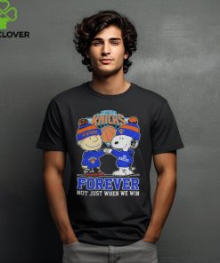 New York Knicks Snoopy And Charlie Brown Forever Not Just When We Win 2024 Shirt