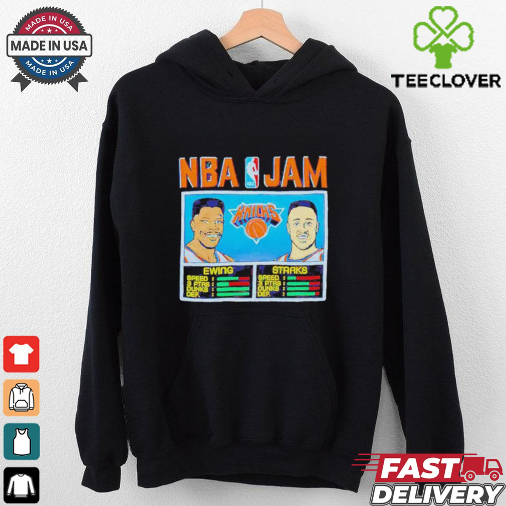 New York Knicks Starks And Ewing NBA Jam T Shirts New York Knicks Starks And Ewing NBA Jam T Shirts