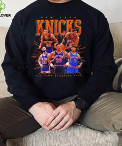 New York Knicks all time starting five hoodie, sweater, longsleeve, shirt v-neck, t-shirt