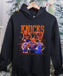 New York Knicks all time starting five hoodie, sweater, longsleeve, shirt v-neck, t-shirt