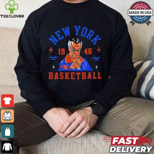 New York Knicks coach Tom Thibodeau New York basketball 1946 shirt