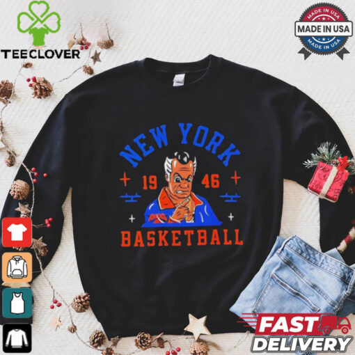 New York Knicks coach Tom Thibodeau New York basketball 1946 shirt