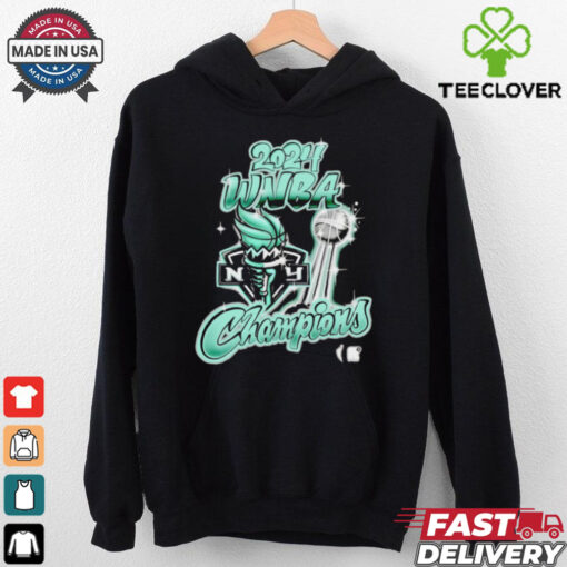 New York Liberty 2024 WNBA Champions trophy hoodie, sweater, longsleeve, shirt v-neck, t-shirt