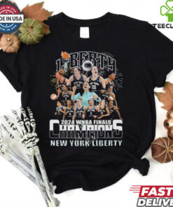 New York Liberty 2024 WNBA Finals Champions Celebrating Fireworks Shirt