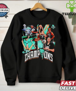 New York Liberty 2024 WNBA Finals Champions players shirt 2 New York Liberty 2024 WNBA Finals Champions players shirt