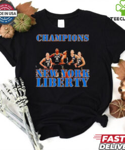 New York Liberty Champions 2024 photo shirt