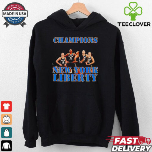 New York Liberty Champions 2024 photo shirt