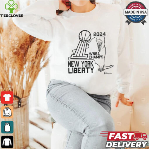 New York Liberty Stadium Essentials Unisex 2024 WNBA Finals Champions Hometown Shirt