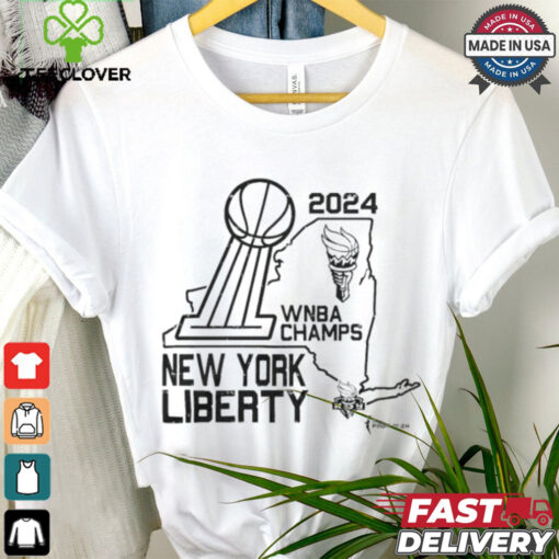 New York Liberty Stadium Essentials Unisex 2024 WNBA Finals Champions Hometown Shirt