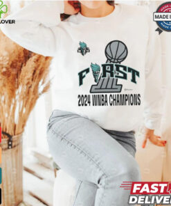 New York Liberty Stadium Essentials Unisex First Time WNBA Finals Champions Shirt