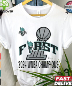 New York Liberty Stadium Essentials Unisex First Time WNBA Finals Champions Shirt