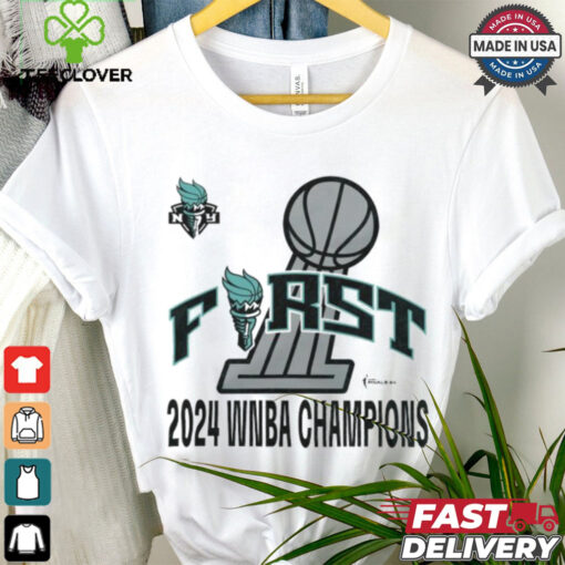 New York Liberty Stadium Essentials Unisex First Time WNBA Finals Champions Shirt