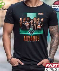 New York Liberty WNBA Playoff 24 Advance To Semi Finals shirt 1 New York Liberty WNBA Playoff 24 Advance To Semi Finals shirt