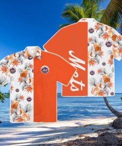 New York Met Tropical Pattern Hawaiian Shirt