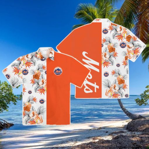 New York Met Tropical Pattern Hawaiian Shirt