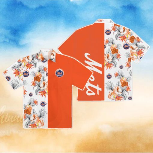 New York Met Tropical Pattern Hawaiian Shirt