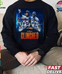 New York Mets 2024 MLB Postseason Clinched Citi Field shirt