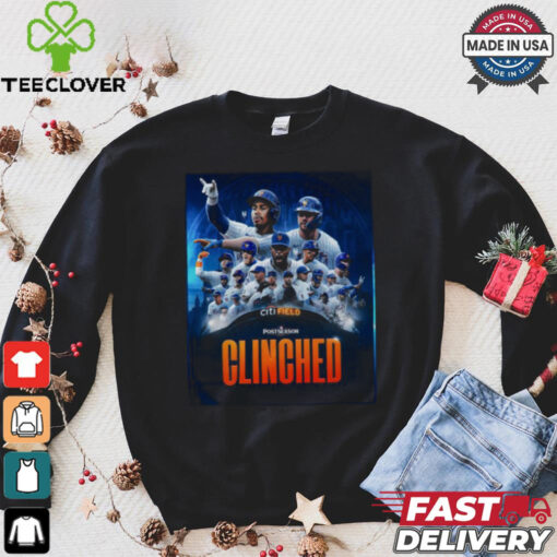 New York Mets 2024 MLB Postseason Clinched Citi Field shirt